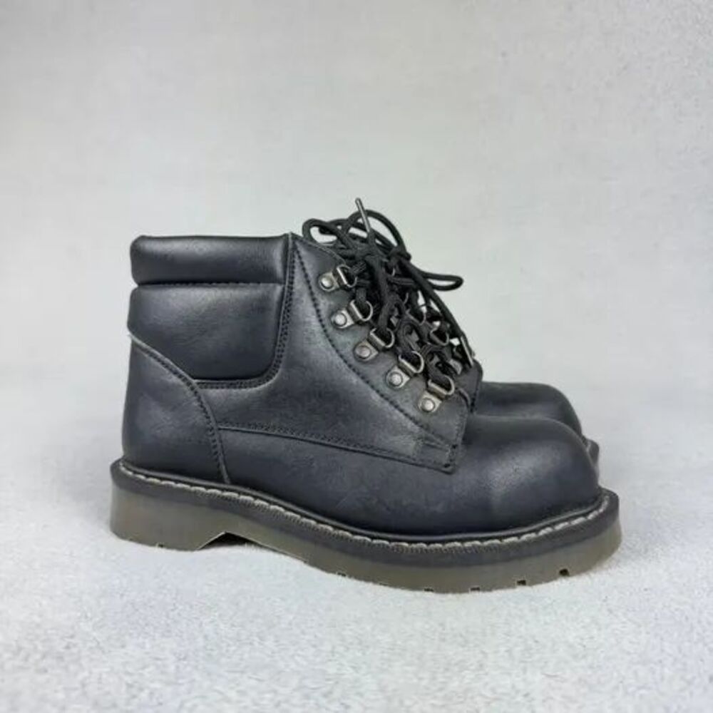 Solovair Boots Vegetarian Steel Toe Womens US 5 UK 3 Vegan England Made